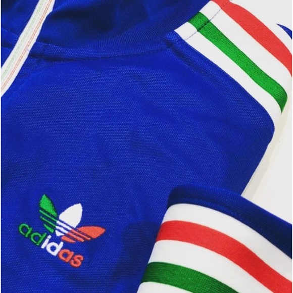 🇮🇹🇪🇸🇨🇭🇫🇷Adidas Originals FB Nations ringer tee Red / Gold / Blue / Green - Picture 13 of 15